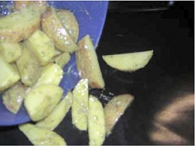 Abbildung vom Rezept »Kartoffelspalten«